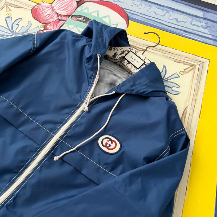 Gucci Blue Jacket Coat #nigo4129