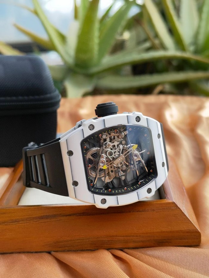 Carbon Fiber Tourbillon Wrist Watch Accessories Jewelry #nigo82468