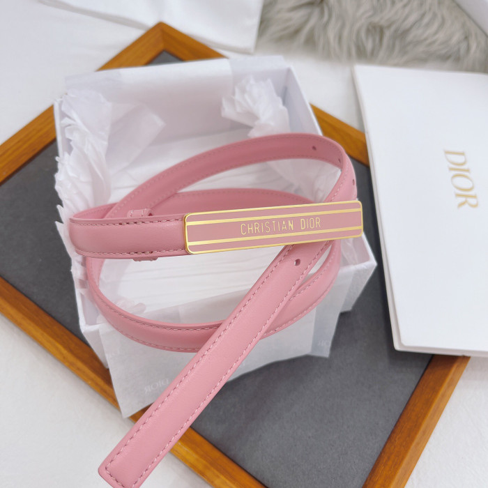 Dior Leather Thin Cute Belt #nigo55856
