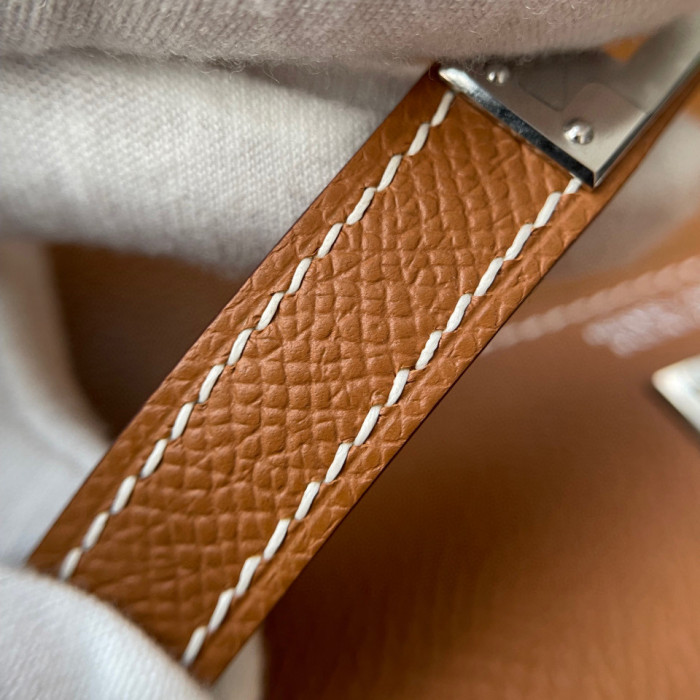 Hermes Kelly 20 Disorde Reversible Irregular Cowhide Tote Bag Ngvp #nigo5245