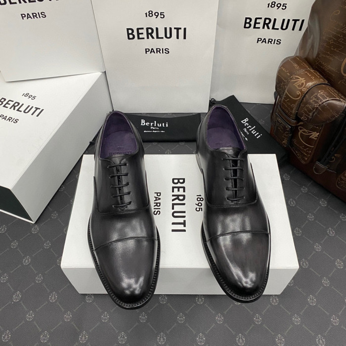 Berluti Hand Polished Leather Oxford Shoes #nigo2451