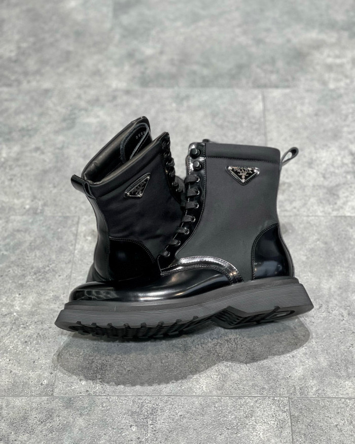 Prada Leather High Boots Shoes #nigo7553