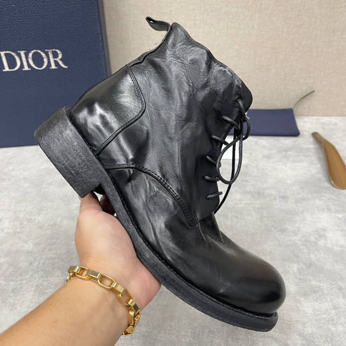 Dior Men's Leather Shoes Martin Boots Shoes #nigo1445