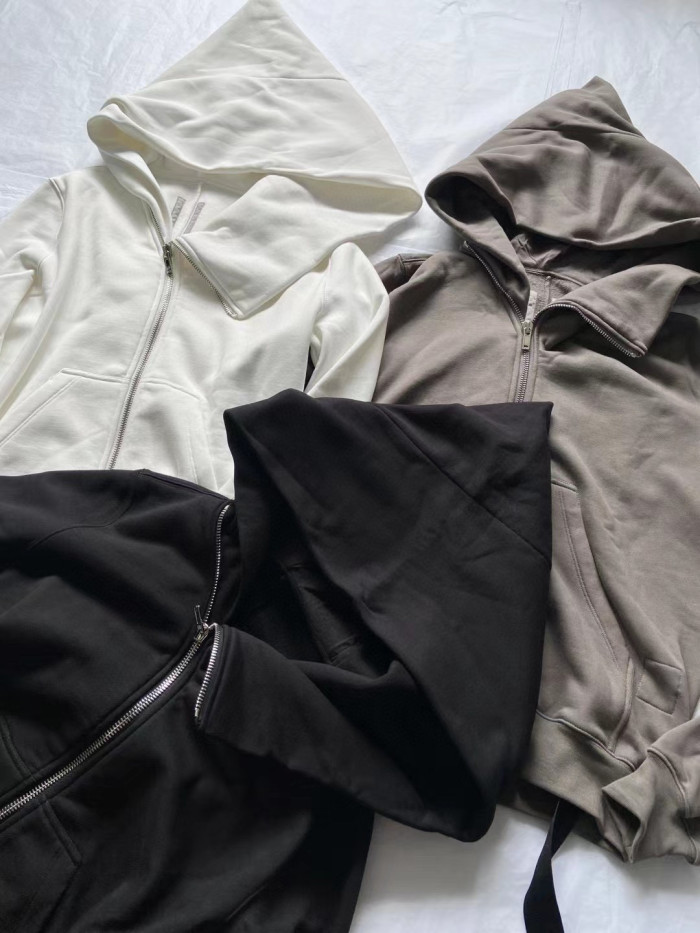 Rick Owens Irregular Zipper Jacket Coat Ngvp #nigo6553