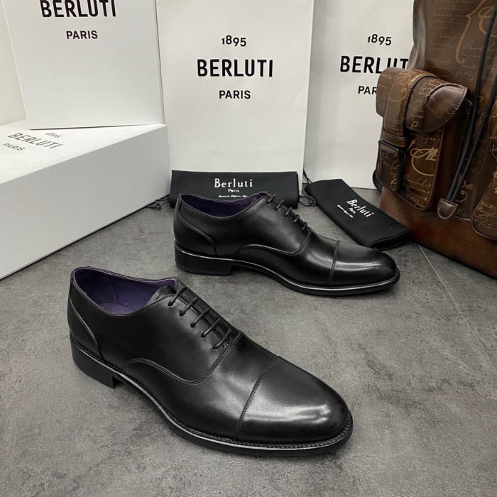 Berluti Hand Polished Leather Oxford Shoes #nigo2451