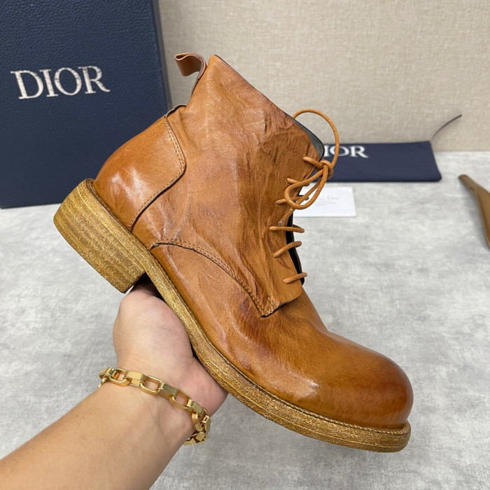 Dior Men's Leather Shoes Martin Boots Shoes #nigo1445