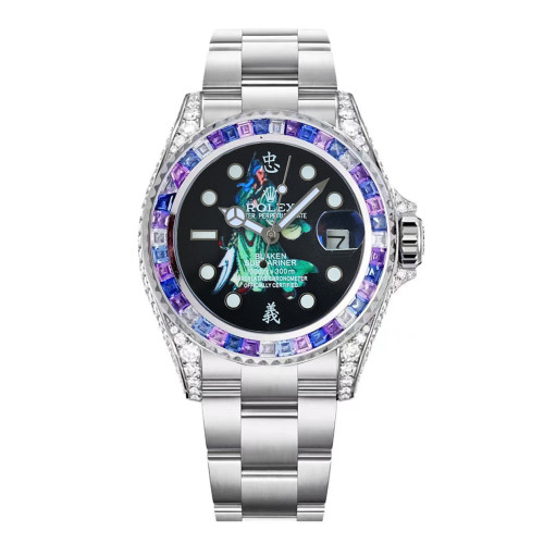 Rolex Color Diamond Fine Steel Men's Watch Accessories Jewelry #nigo82434