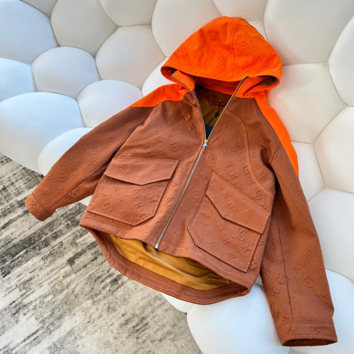 Louis Vuitton Denim Hooded Jacket Coat #nigo7231
