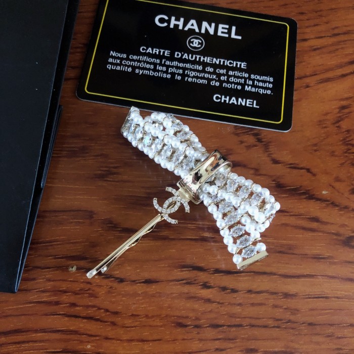 Chanel Simple Hairpin Pearl White Matching Accessories Jewelry #nigo82463