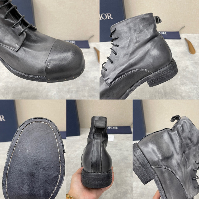 Dior Men's Leather Shoes Martin Boots Shoes #nigo1445