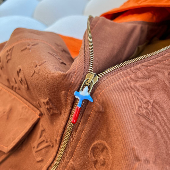 Louis Vuitton Denim Hooded Jacket Coat #nigo7231