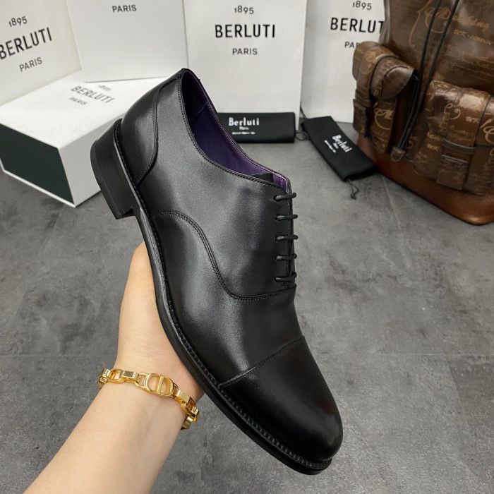 Berluti Hand Polished Leather Oxford Shoes #nigo2451