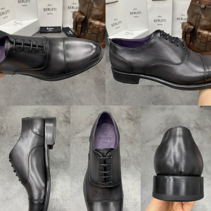 Berluti Hand Polished Leather Oxford Shoes #nigo2451