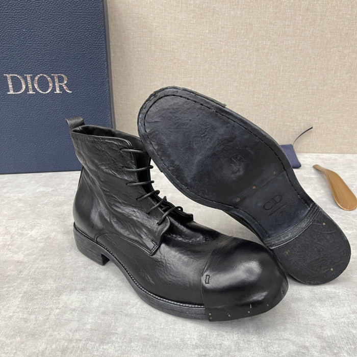 Dior Men's Leather Shoes Martin Boots Shoes #nigo1445
