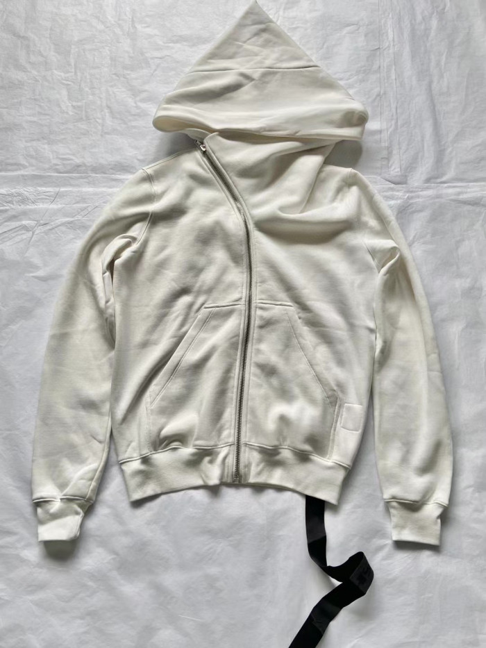 Rick Owens Irregular Zipper Jacket Coat Ngvp #nigo6553