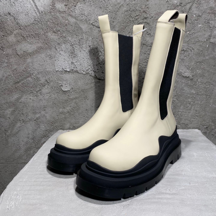 Bottega Veneta High-Top Leather Boots Shoes #nigo53128