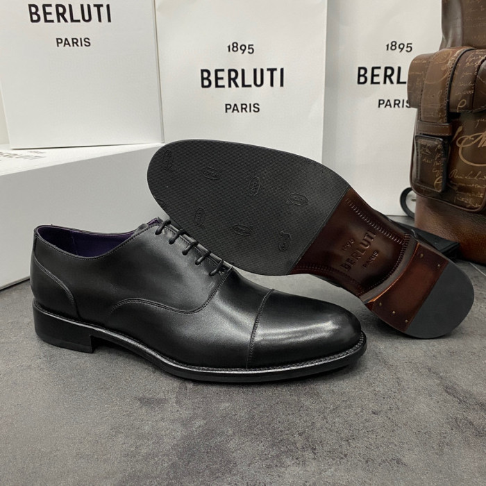 Berluti Hand Polished Leather Oxford Shoes #nigo2451