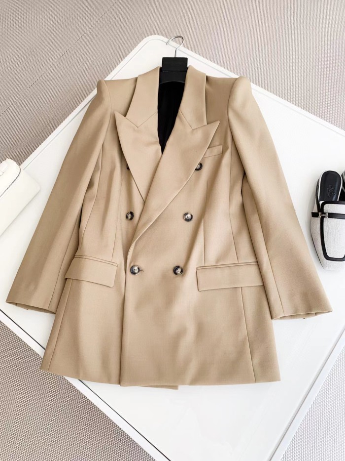 Saint Laurent Shoulder Padded Silhouette Blazer Jacket Ngvp #nigo6246