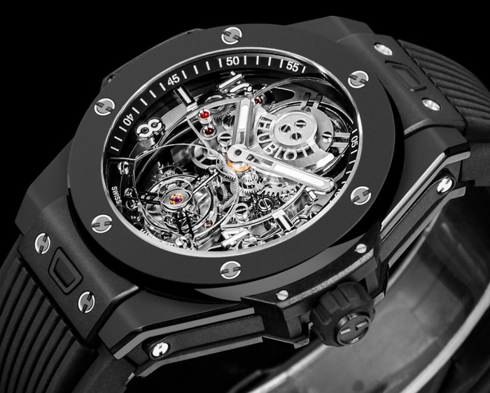 Tourbillon ring mouth piano black ceramic mechanical watch accessories jewelry #nigo82293