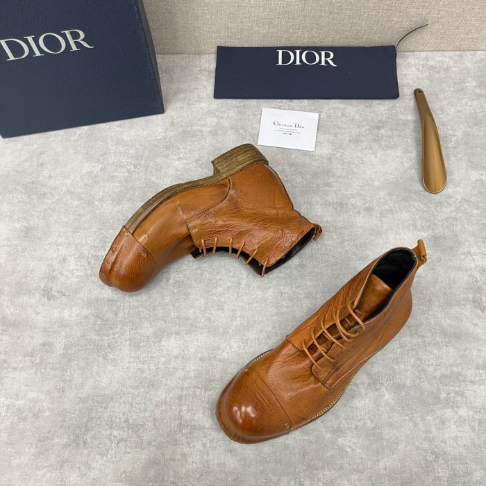 Dior Men's Leather Shoes Martin Boots Shoes #nigo1445