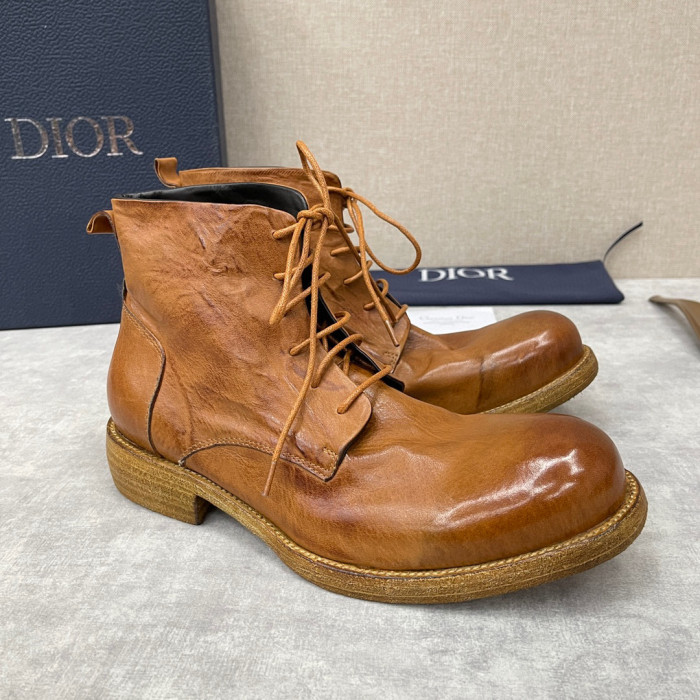 Dior Men's Leather Shoes Martin Boots Shoes #nigo1445