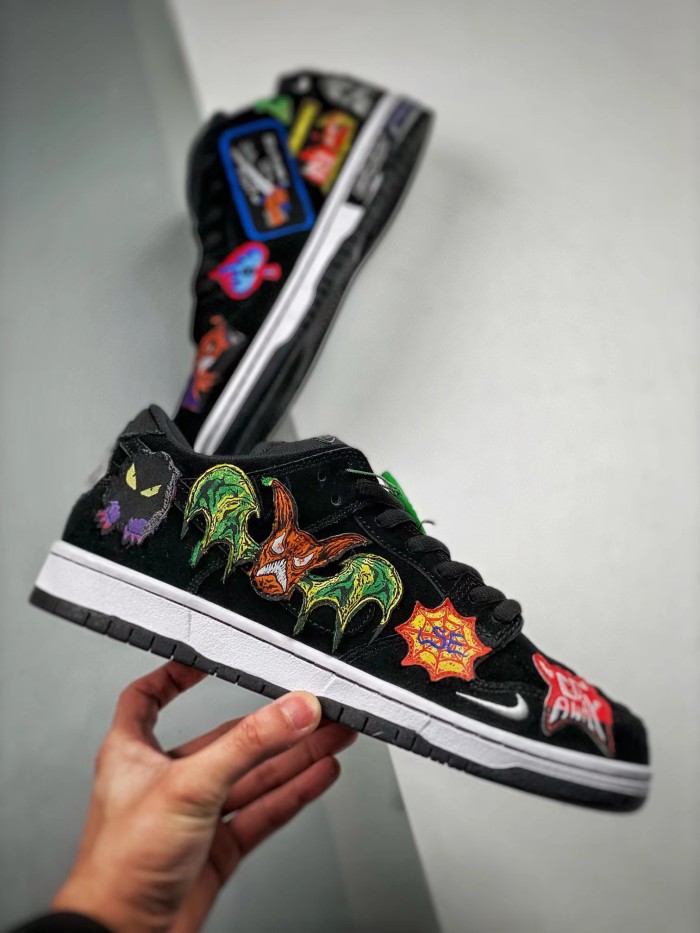 Nike Cool Leather Sneakers With Embroidered Pendants Shoes #nigo52453