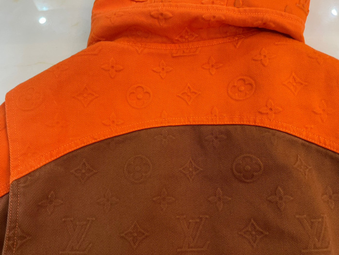 Louis Vuitton Denim Hooded Jacket Coat #nigo7231