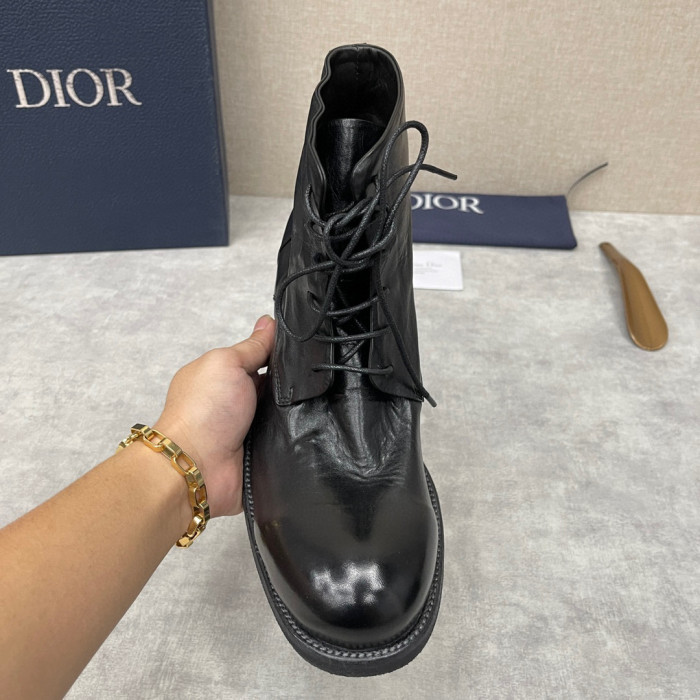 Dior Men's Leather Shoes Martin Boots Shoes #nigo1445