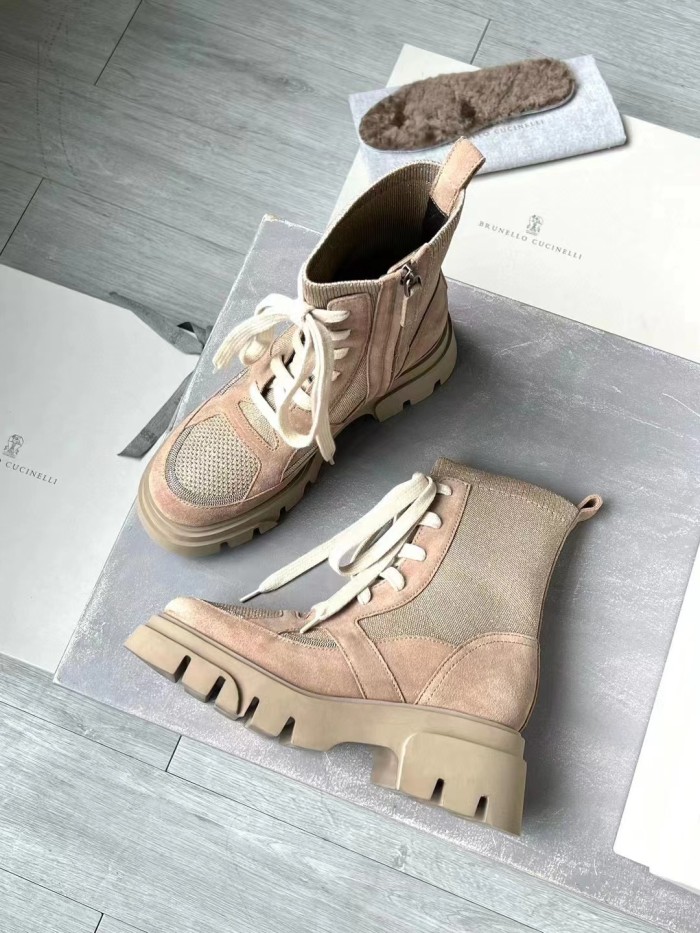 Brunello Cucinelli Women's Short Boots Shoes Ngvp #nigo6259