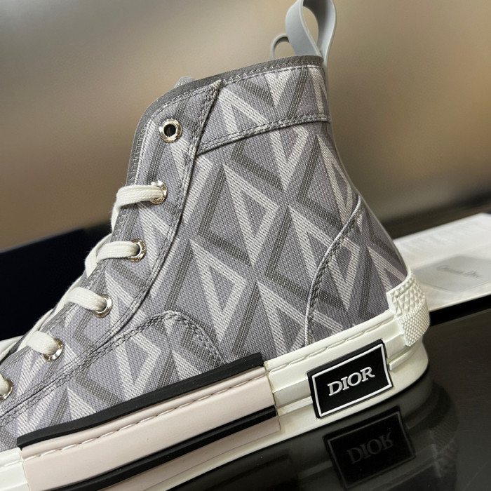 Dior Plaid High Top Canvas Shoes Sneakers  #nigo8429