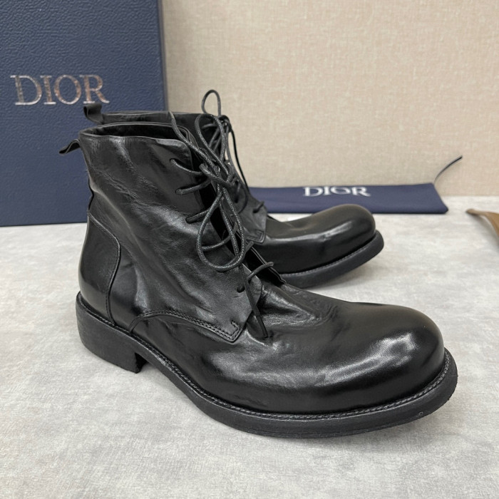 Dior Men's Leather Shoes Martin Boots Shoes #nigo1445