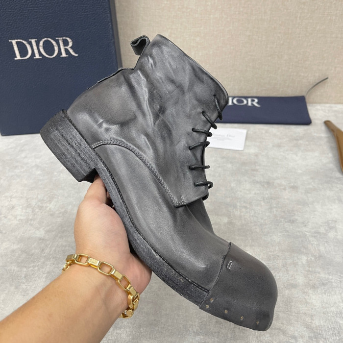 Dior Men's Leather Shoes Martin Boots Shoes #nigo1445