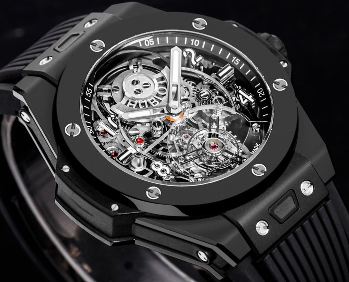 Tourbillon ring mouth piano black ceramic mechanical watch accessories jewelry #nigo82293