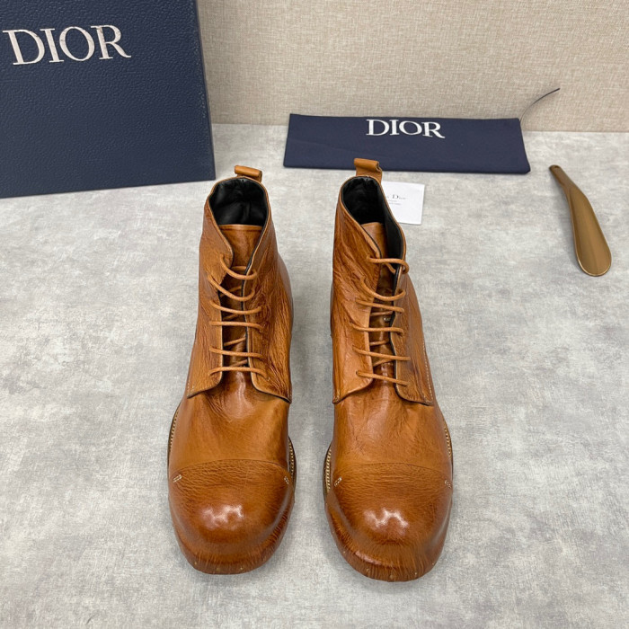Dior Men's Leather Shoes Martin Boots Shoes #nigo1445