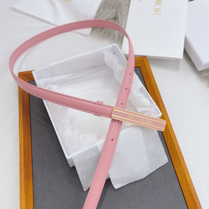 Dior Leather Thin Cute Belt #nigo55856