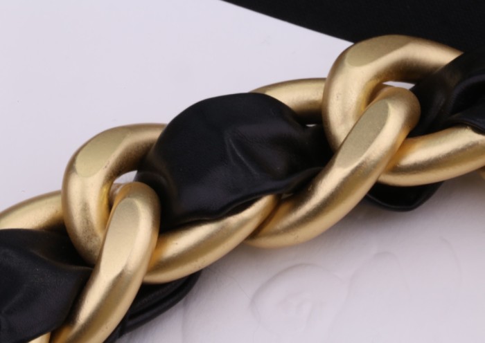 Chanel bow knot 2-layer thick chain pearl waist chain accessories jewelry #nigo82414