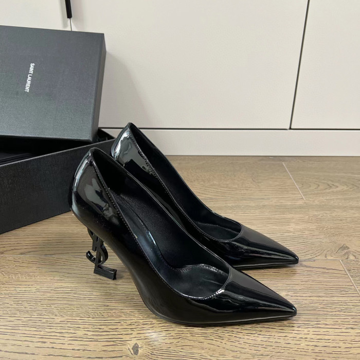 Saint Laurent Summer Women's Leather High-heeled Shoes #nigo56279