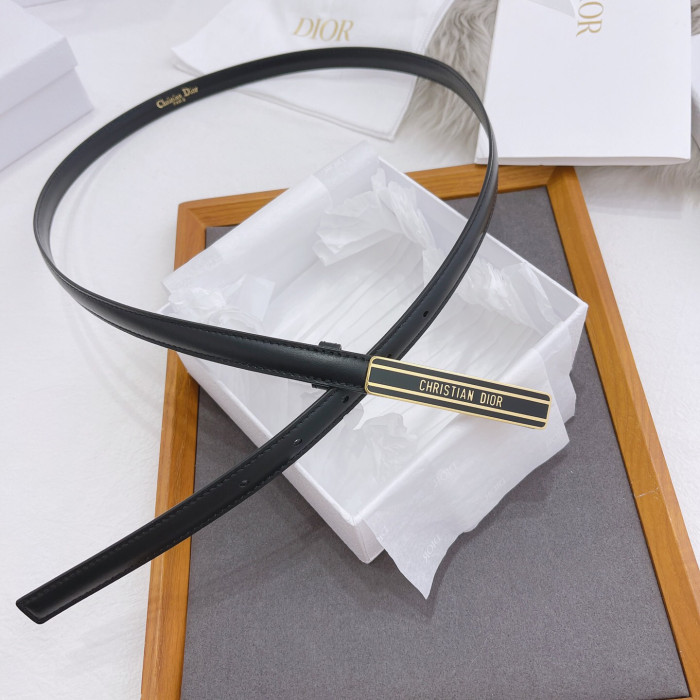Dior Leather Thin Cute Belt #nigo55856