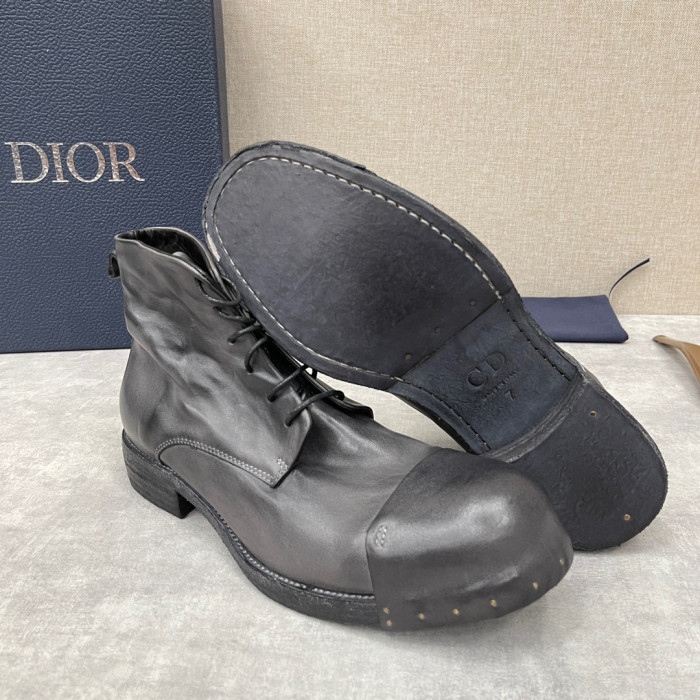 Dior Men's Leather Shoes Martin Boots Shoes #nigo1445