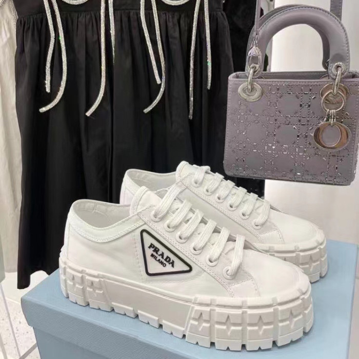 Prada Women's Canvas Sponge Shoes #nigo52479