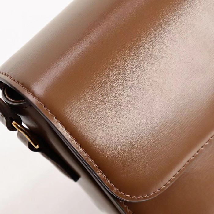 Celine Square Women's Single Leather Tofu Bag #nigo52499