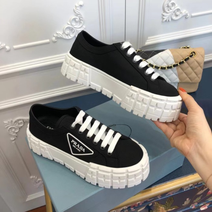 Prada Women's Canvas Sponge Shoes #nigo52479