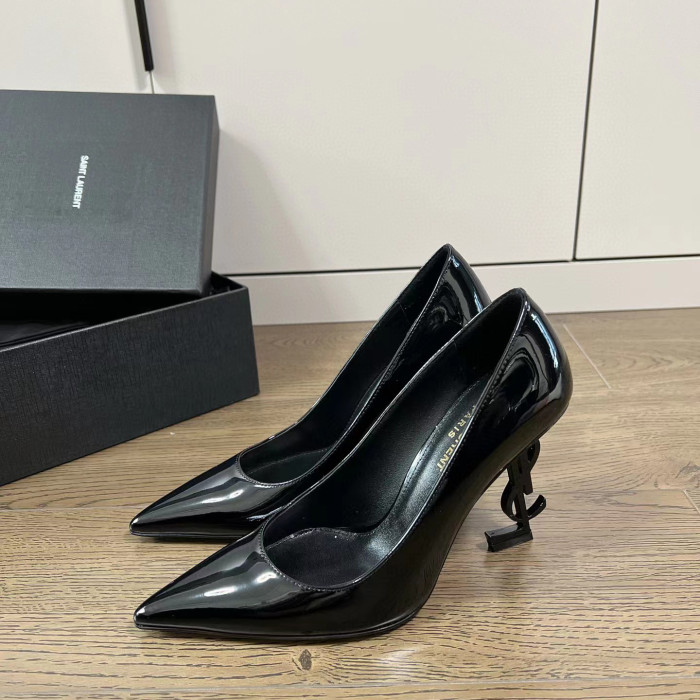 Saint Laurent Summer Women's Leather High-heeled Shoes #nigo56279