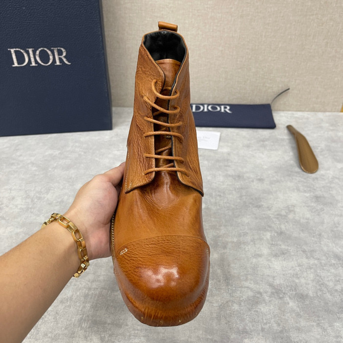 Dior Men's Leather Shoes Martin Boots Shoes #nigo1445