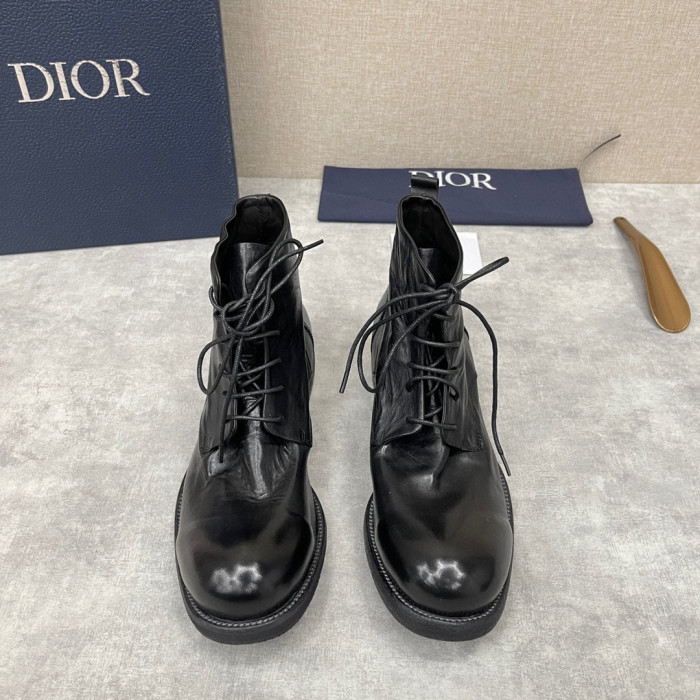 Dior Men's Leather Shoes Martin Boots Shoes #nigo1445