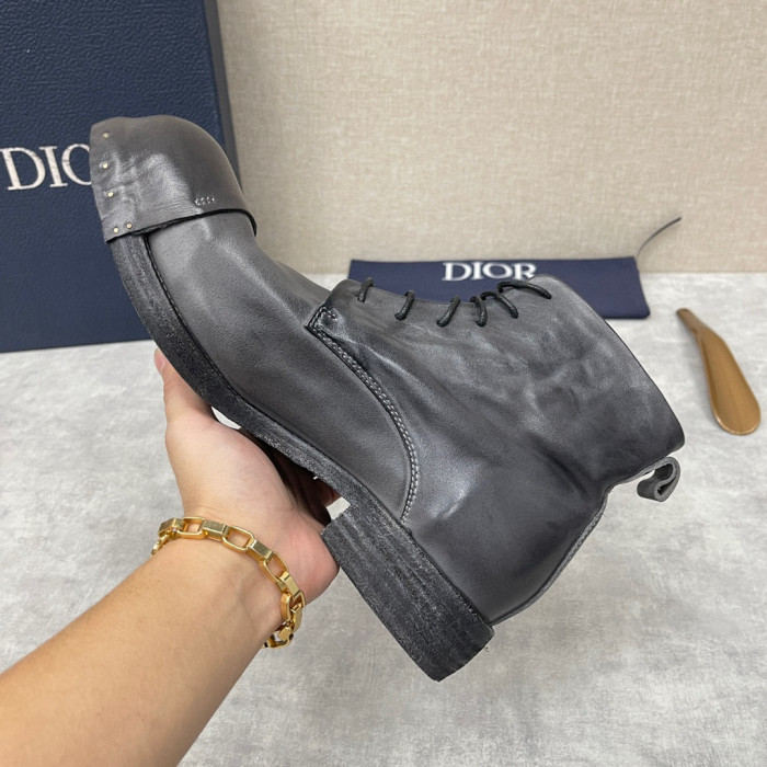Dior Men's Leather Shoes Martin Boots Shoes #nigo1445