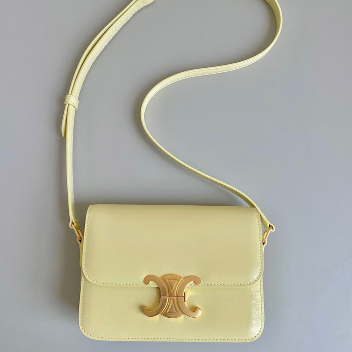 Celine Square Women's Single Leather Tofu Bag #nigo52499