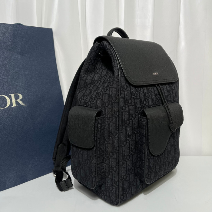 Dior Leather Backpack Bag #nigo5469