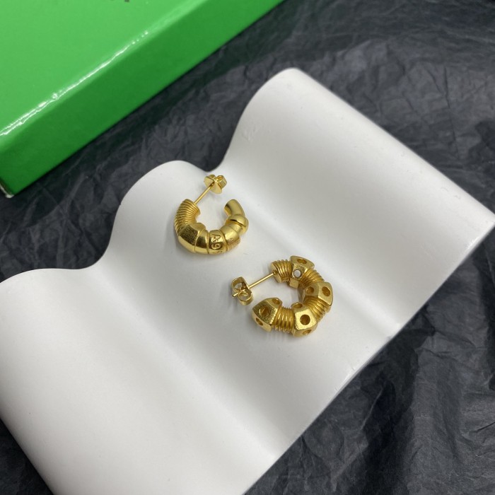 Bottega Veneta Women's Pure Copper Earring Accessories Jewelry #nigo82458