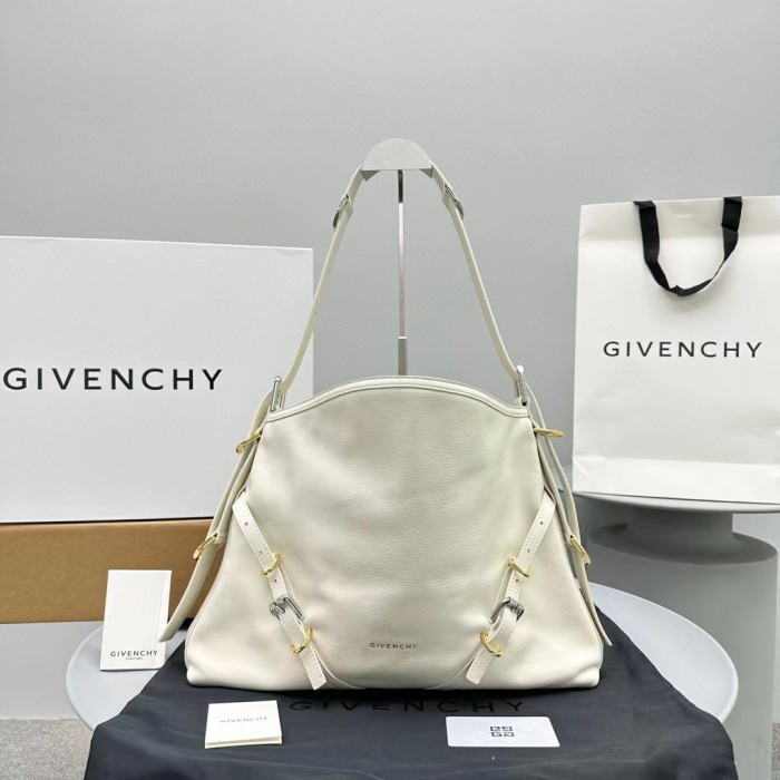 Givenchy Voyou Leather Tote Bag With Metal Clasp Bags BB50SSB1Q9-070 Ngvp #nigo5193